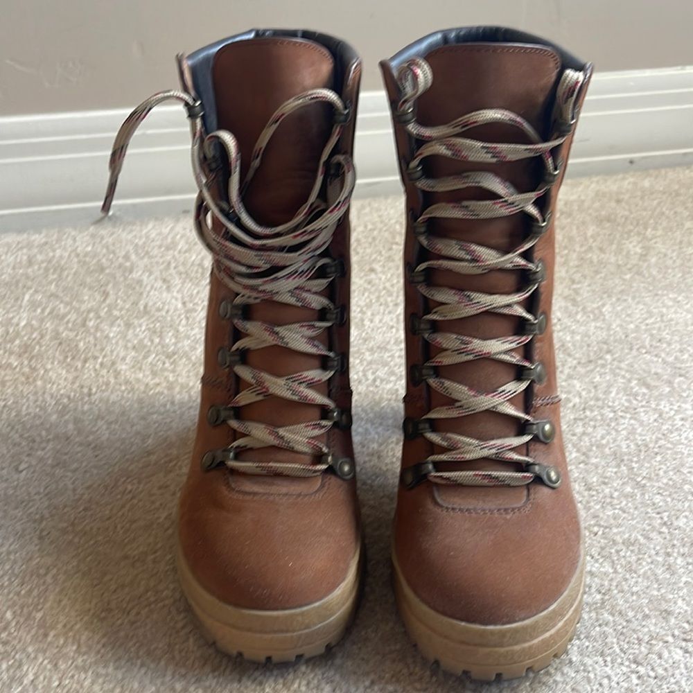 See By Chloe heeled hiking style boots 38